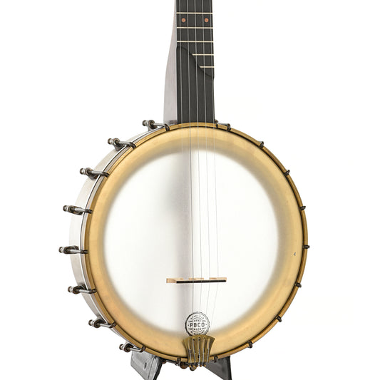 Front and side of Pisgah Rambler Dobson banjo