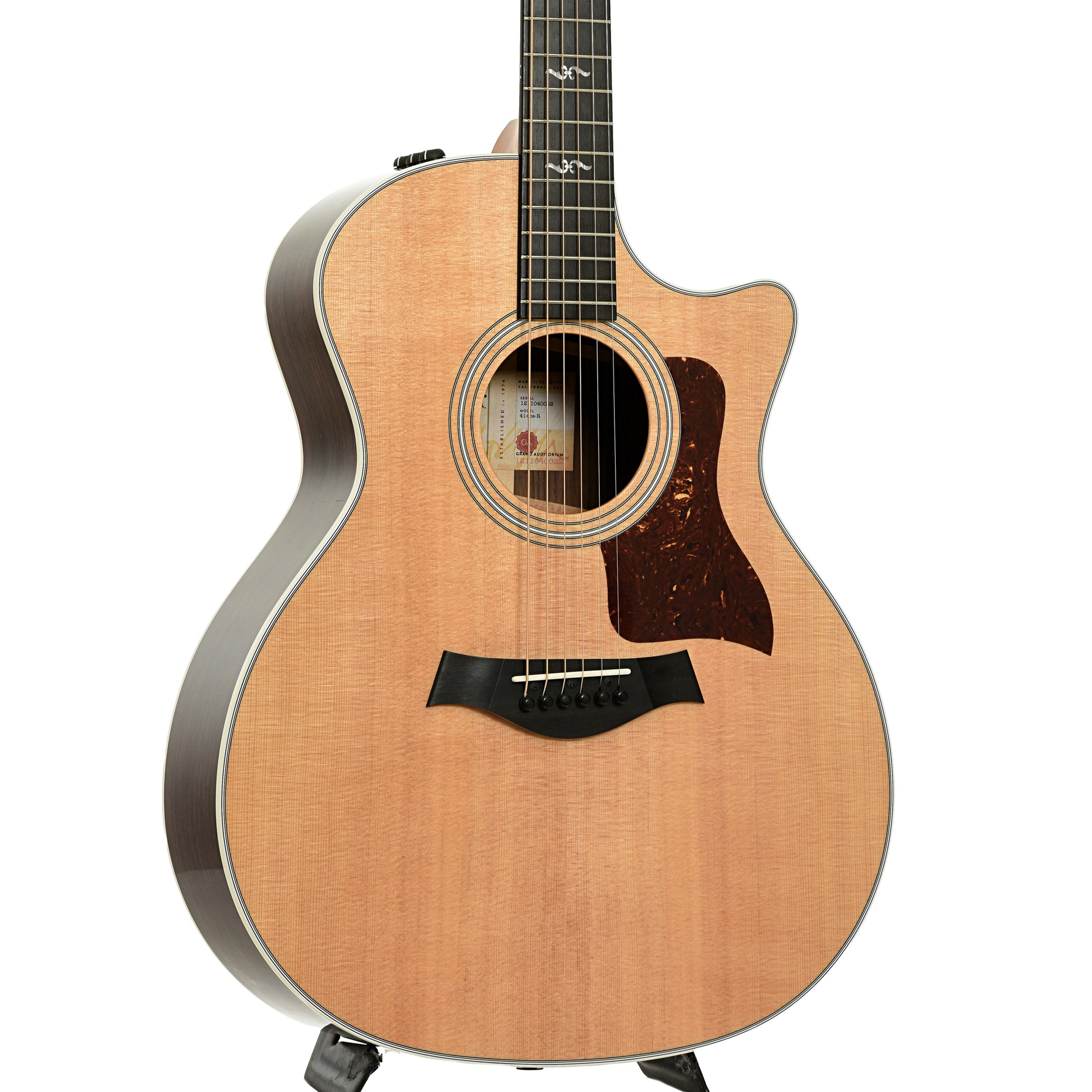 Front and side of Taylor 414-ceR V-Class Acoustic Electric Guitar