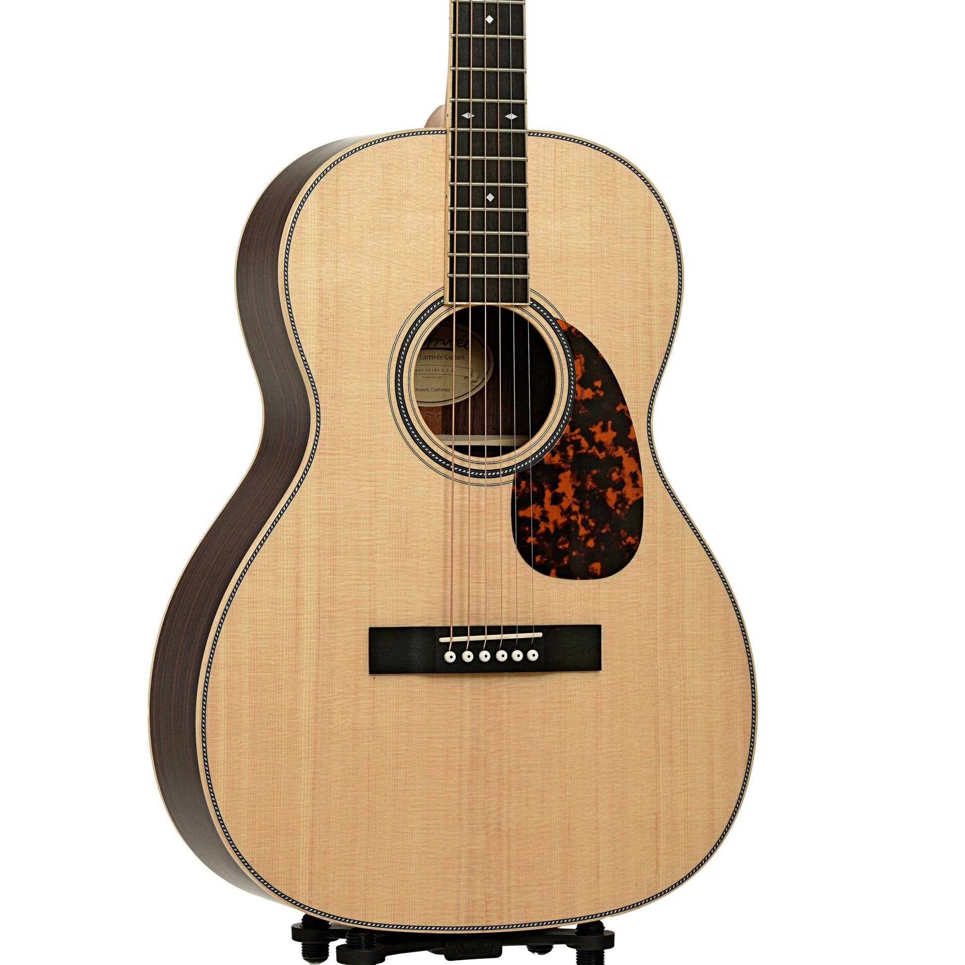 Front and side of Larrivee 000-40R Legacy Series Acoustic