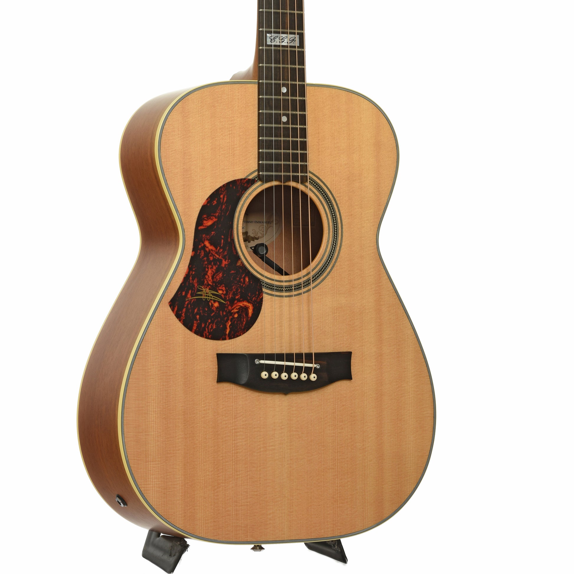 Front and side of Maton EBG 808 TE LH "Tommy Emmanuel" Acoustic-Electric Guitar 