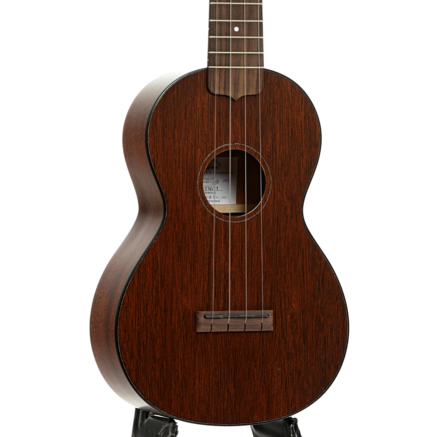 Front and side of Martin Centennial Concert Ukulele