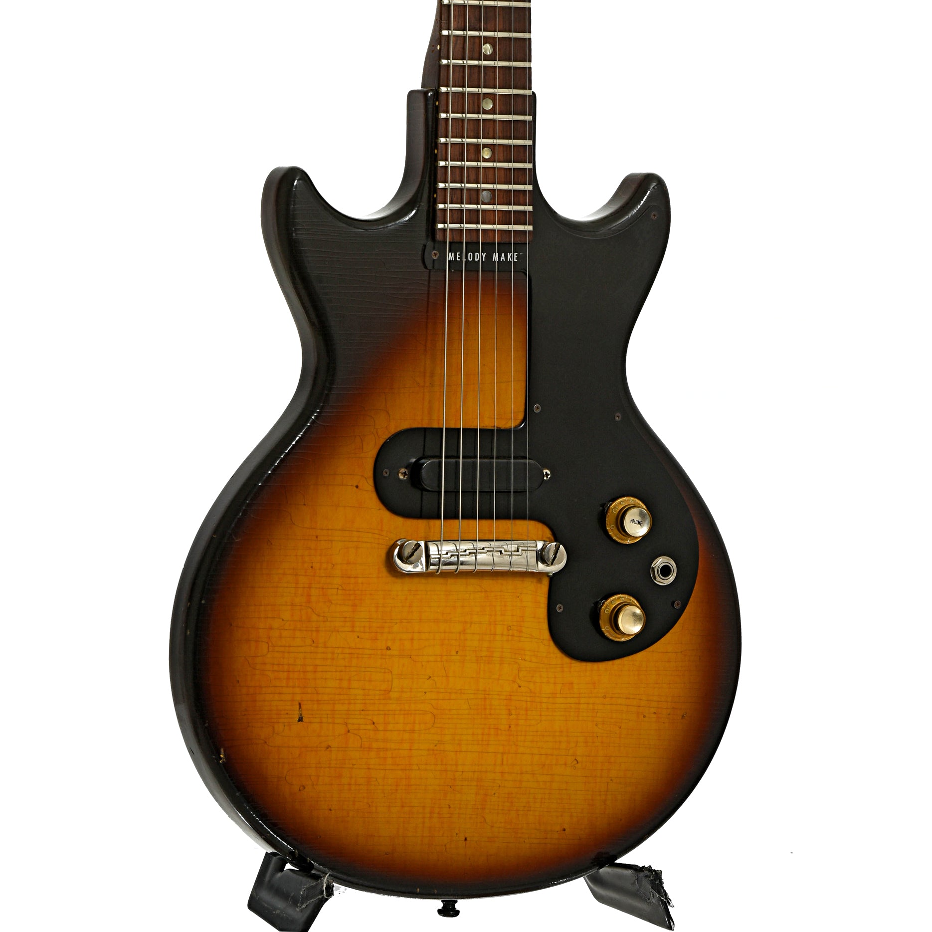 Front and side of Gibson Melody Maker Electric Guitar