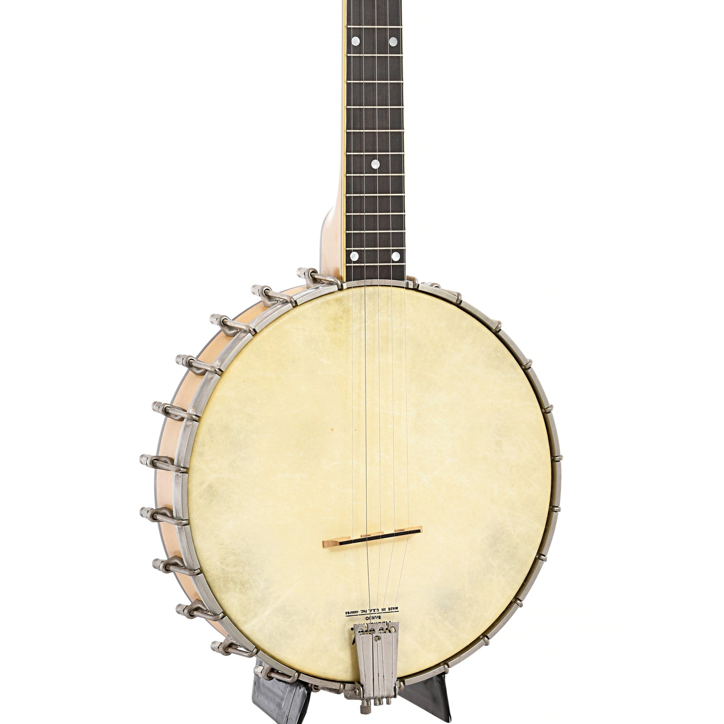 Front and side of Bart Reiter Professional Open Back Banjo (1996)