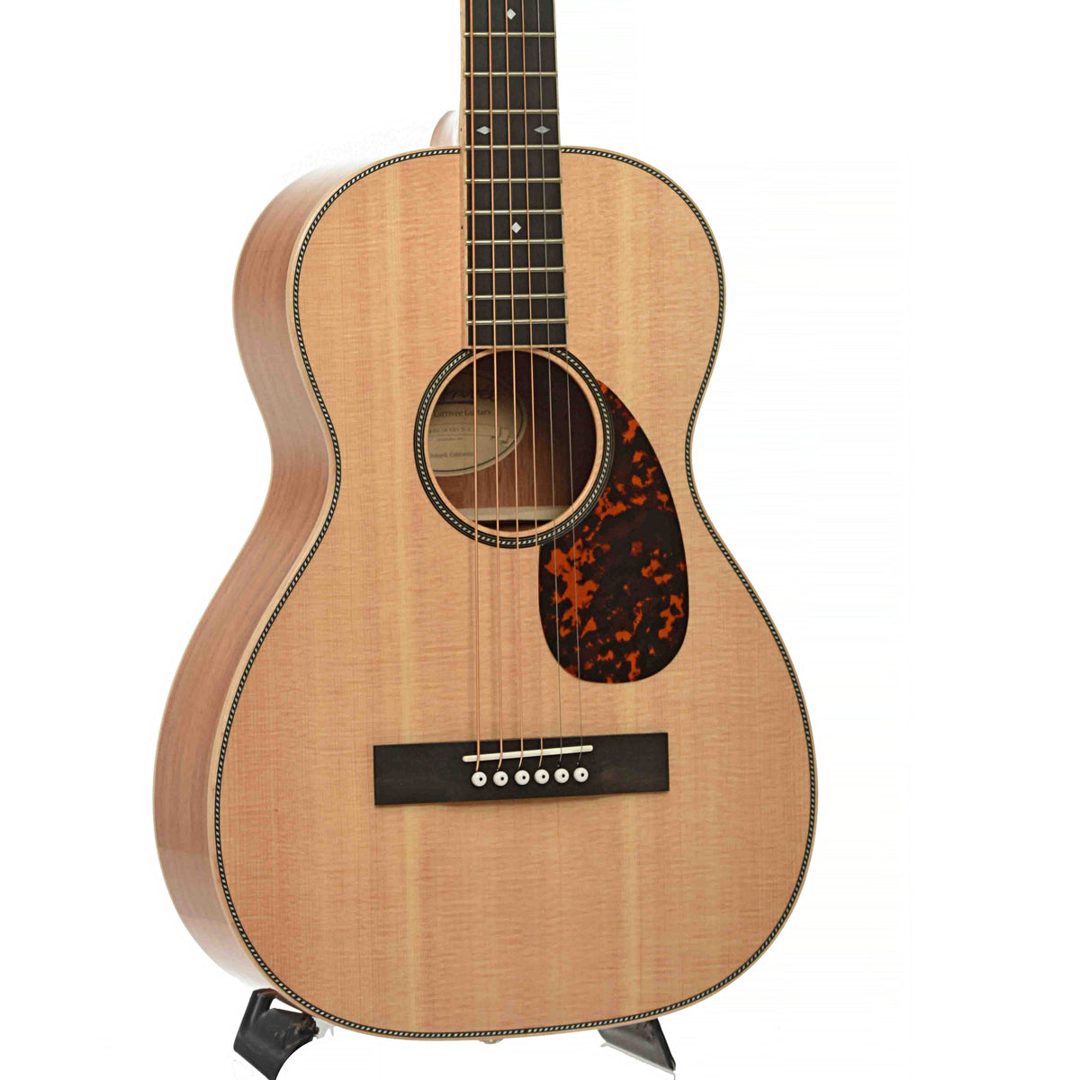 Front & Side of Larrivee 0-44 Acoustic Guitar & Case