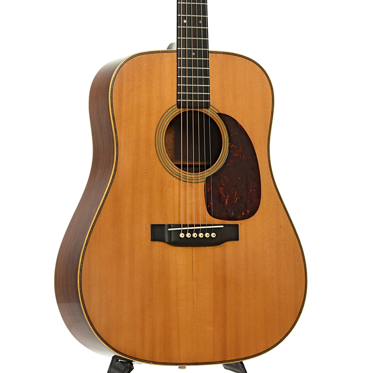 Frotn and side of Martin D-28 Acoustic