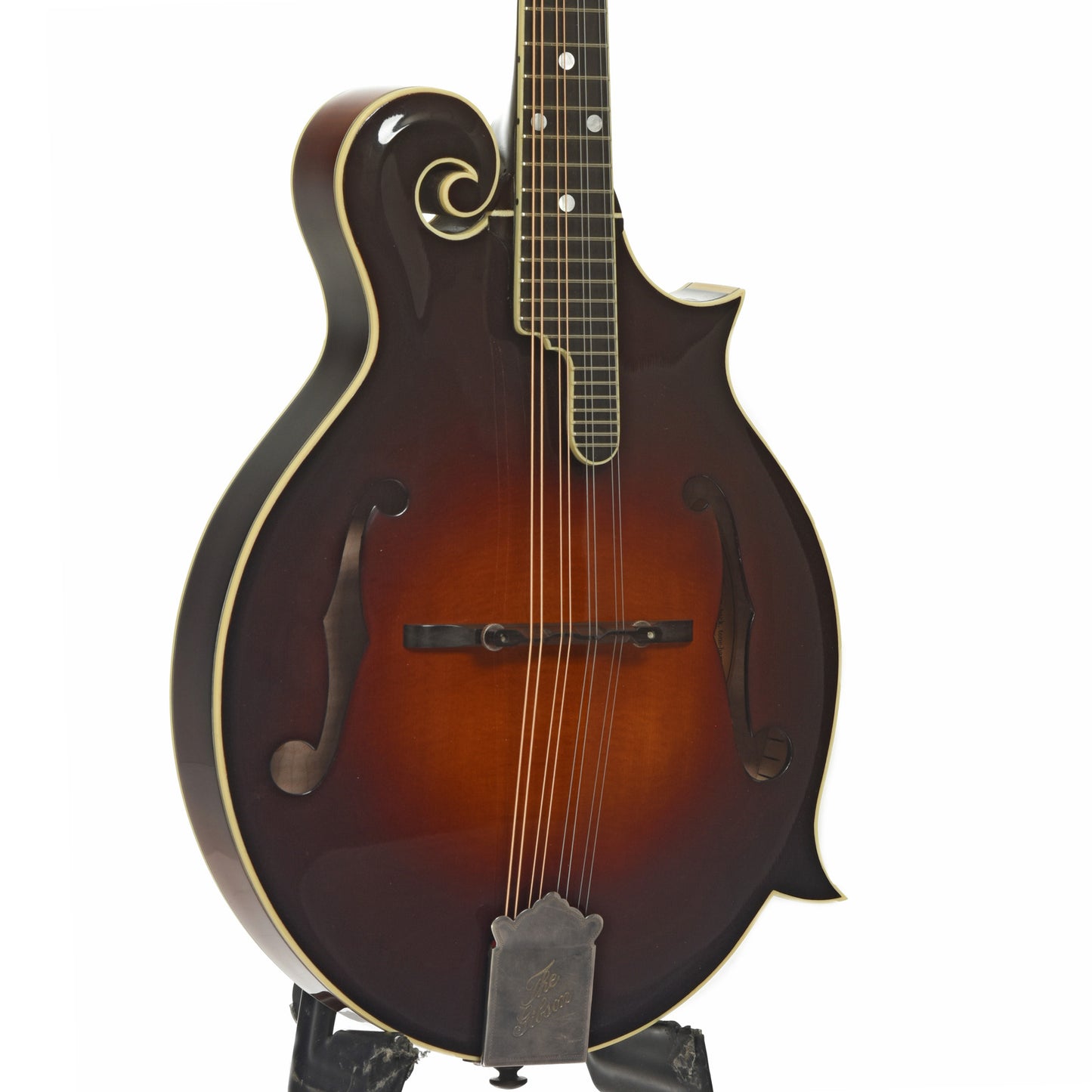 Front and side of Gibson Bill Monroe F-5 F-Style Mandolin 