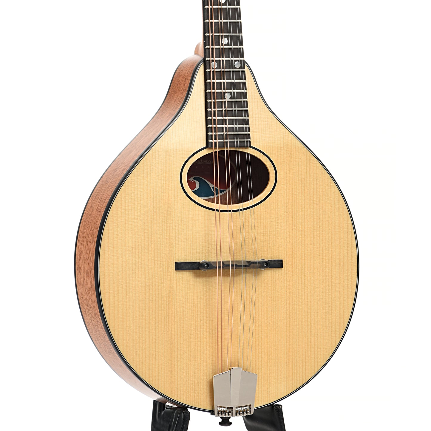 Front and side of Eastman PCH-M104 Mandolin, Natural