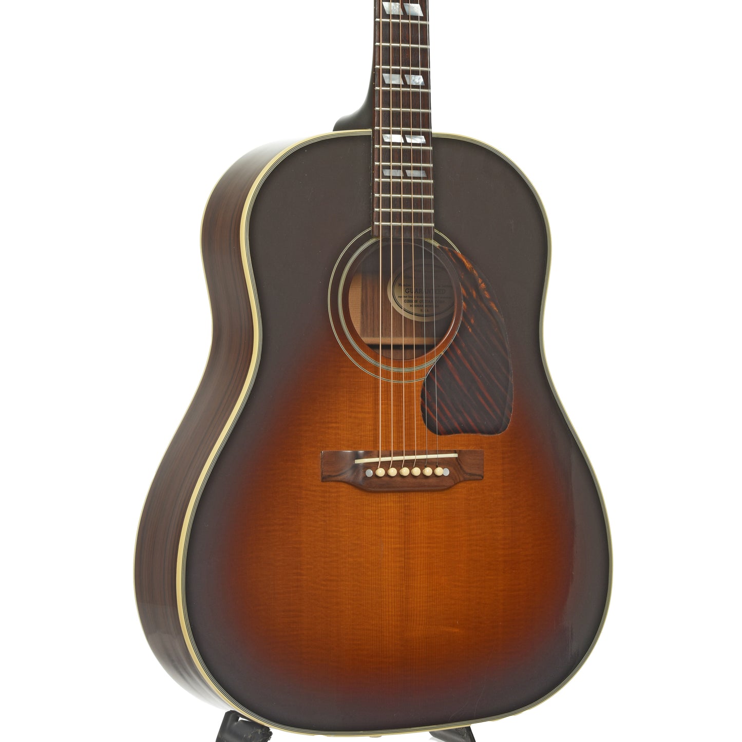 Front and side of Gibson Southern Jumbo Acoustic Guitar 