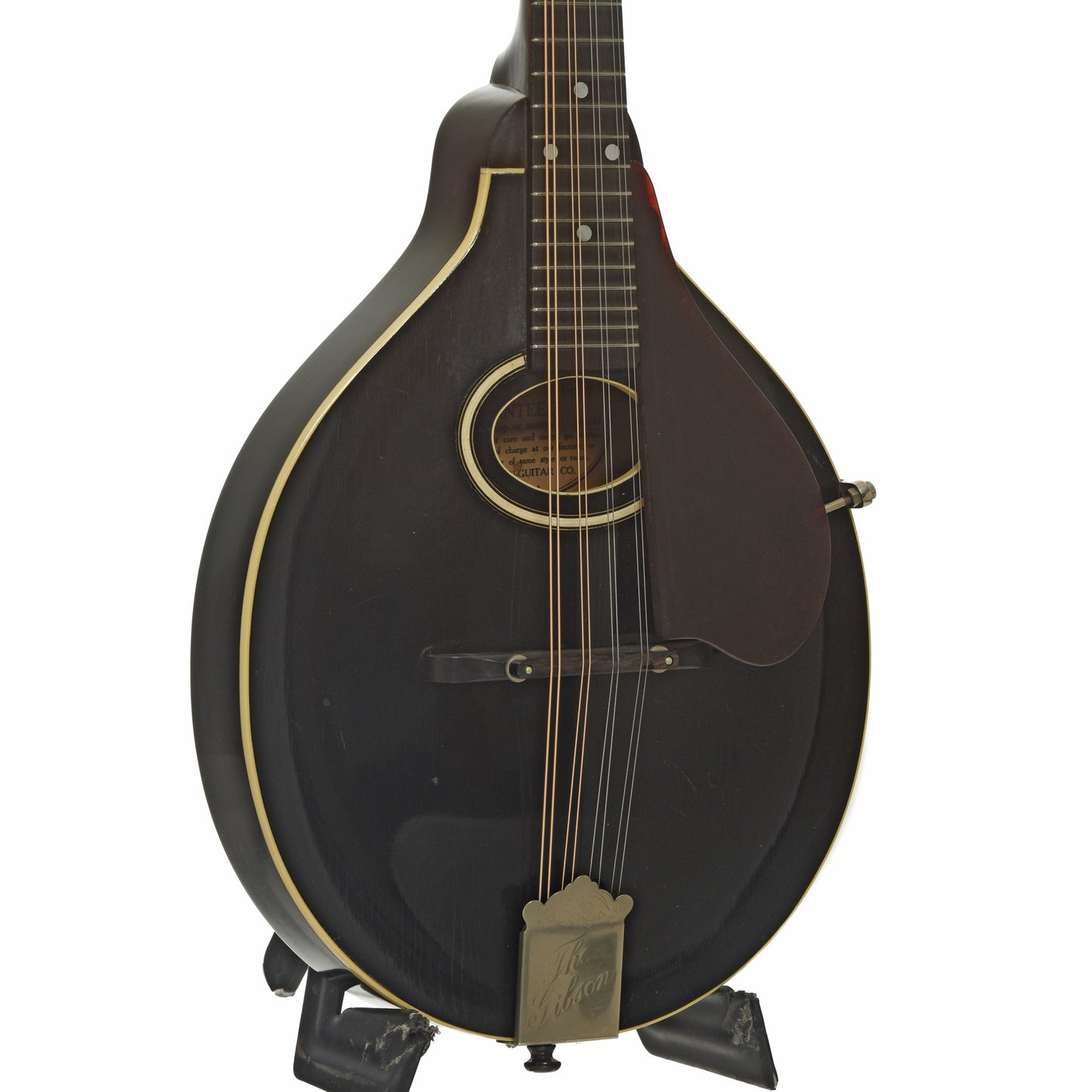 Front and side of Gibson A Mandolin 