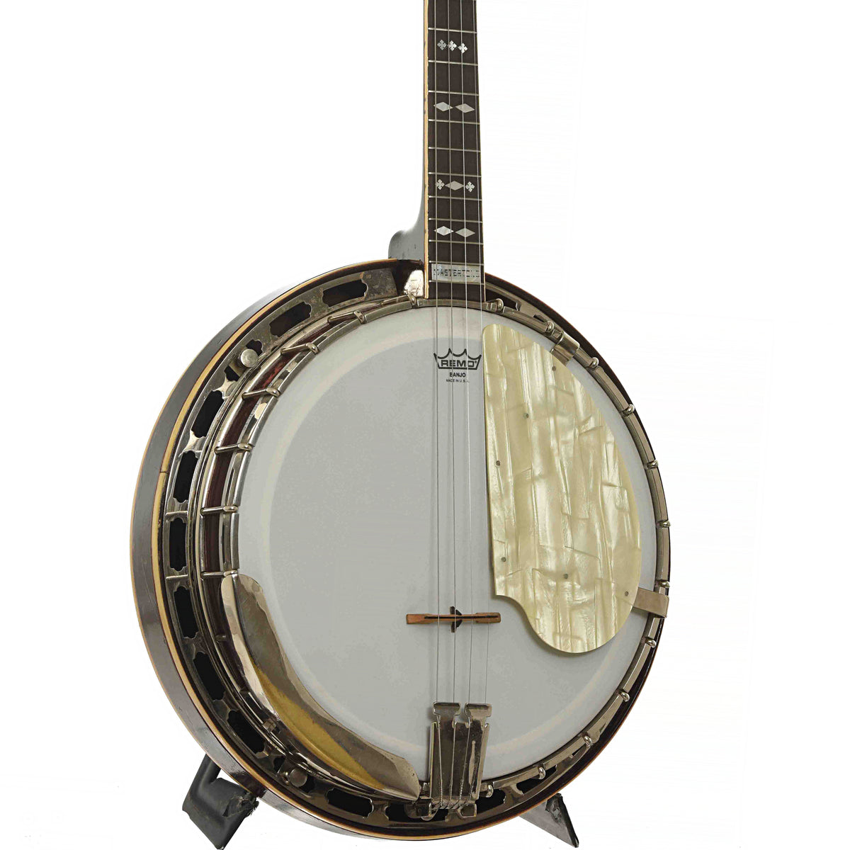 Front & Side of Gibson TB-3 Tenor Banjo
