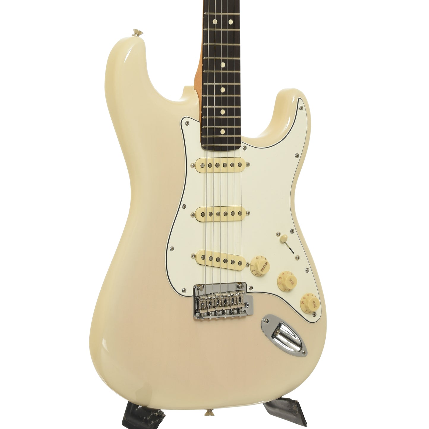 Front and side of Fender Player II Stratocaster Electric Guitar