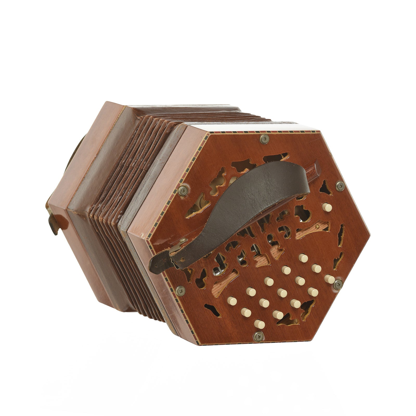 Front and side of Stagi Anglo Concertina 