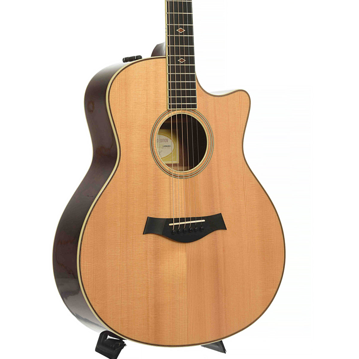Front and side of Taylor GSce-FLTD