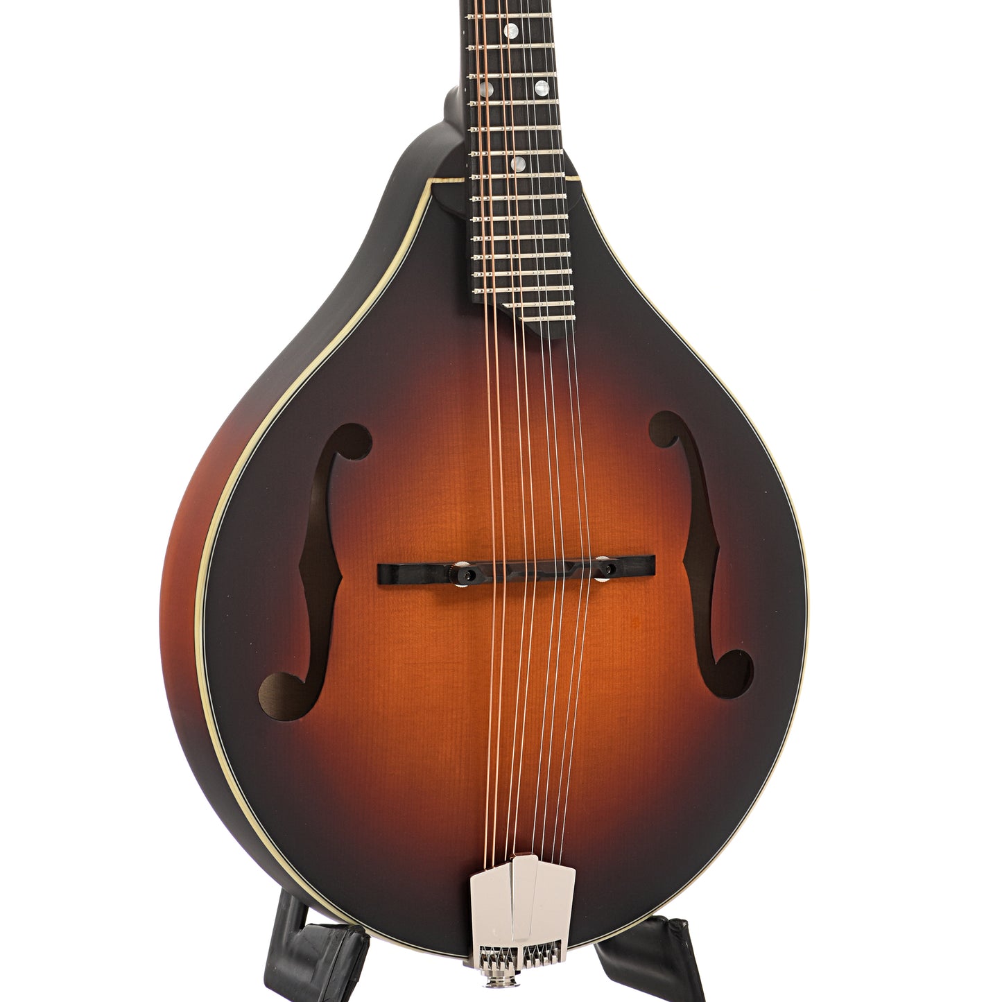 Front and side of Eastman MD305E-SB Mandolin, Sunburst