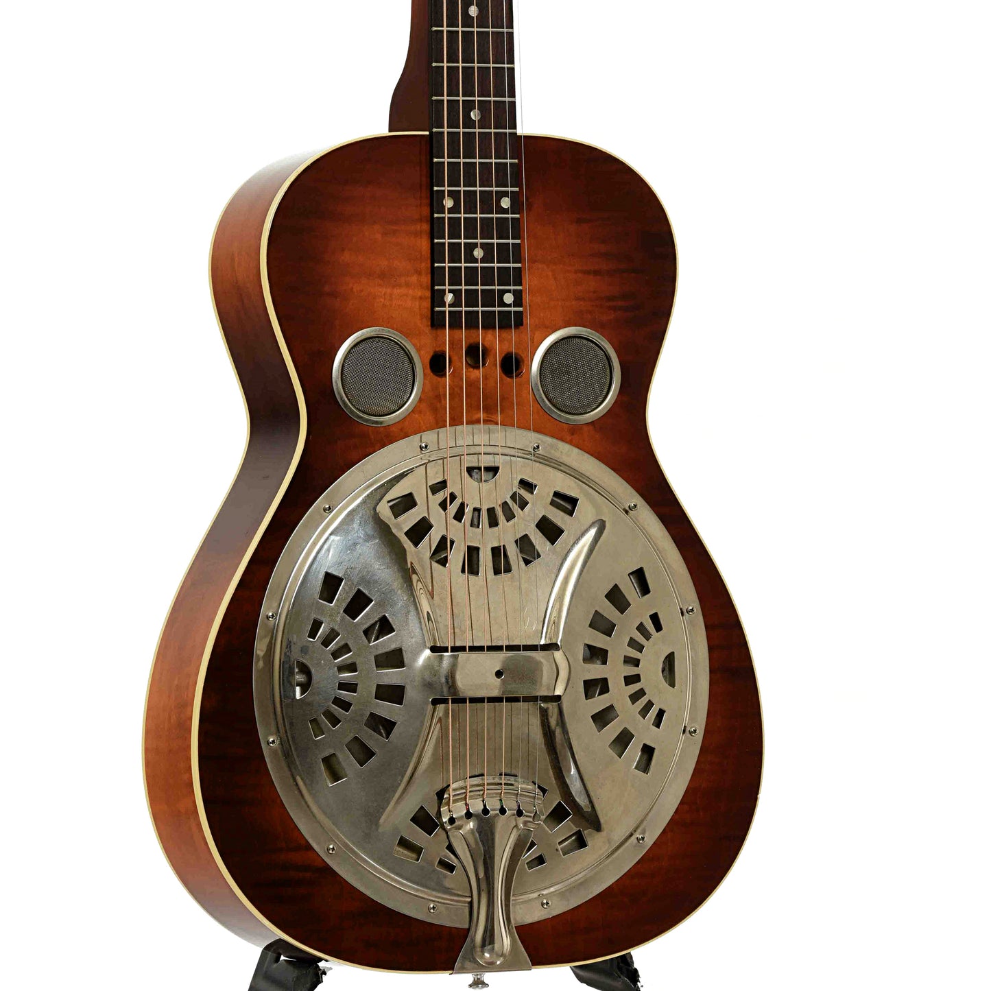 Front and side of Dobro DW-60 Squareneck Resonator Guitar