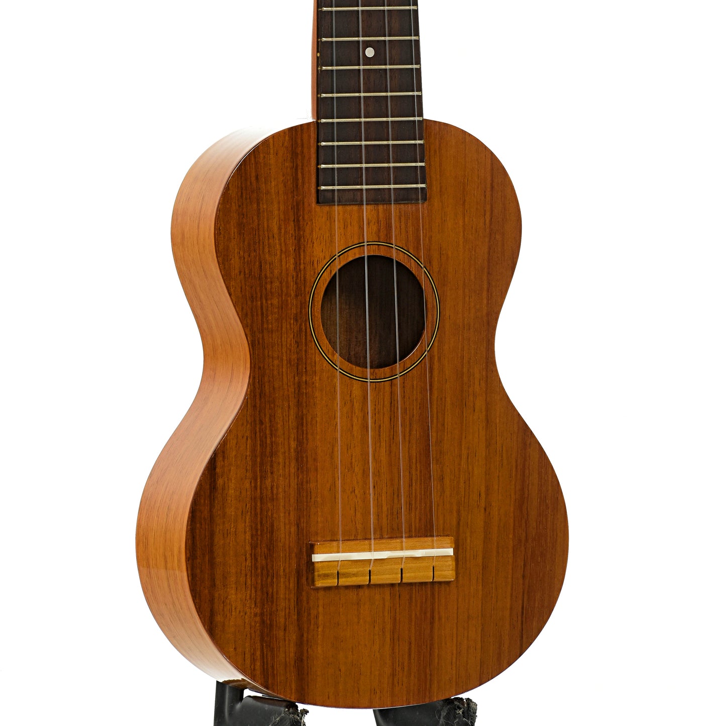 Front and side of Kiwaya Eco Series KS-5 Koa Soprano Ukulele