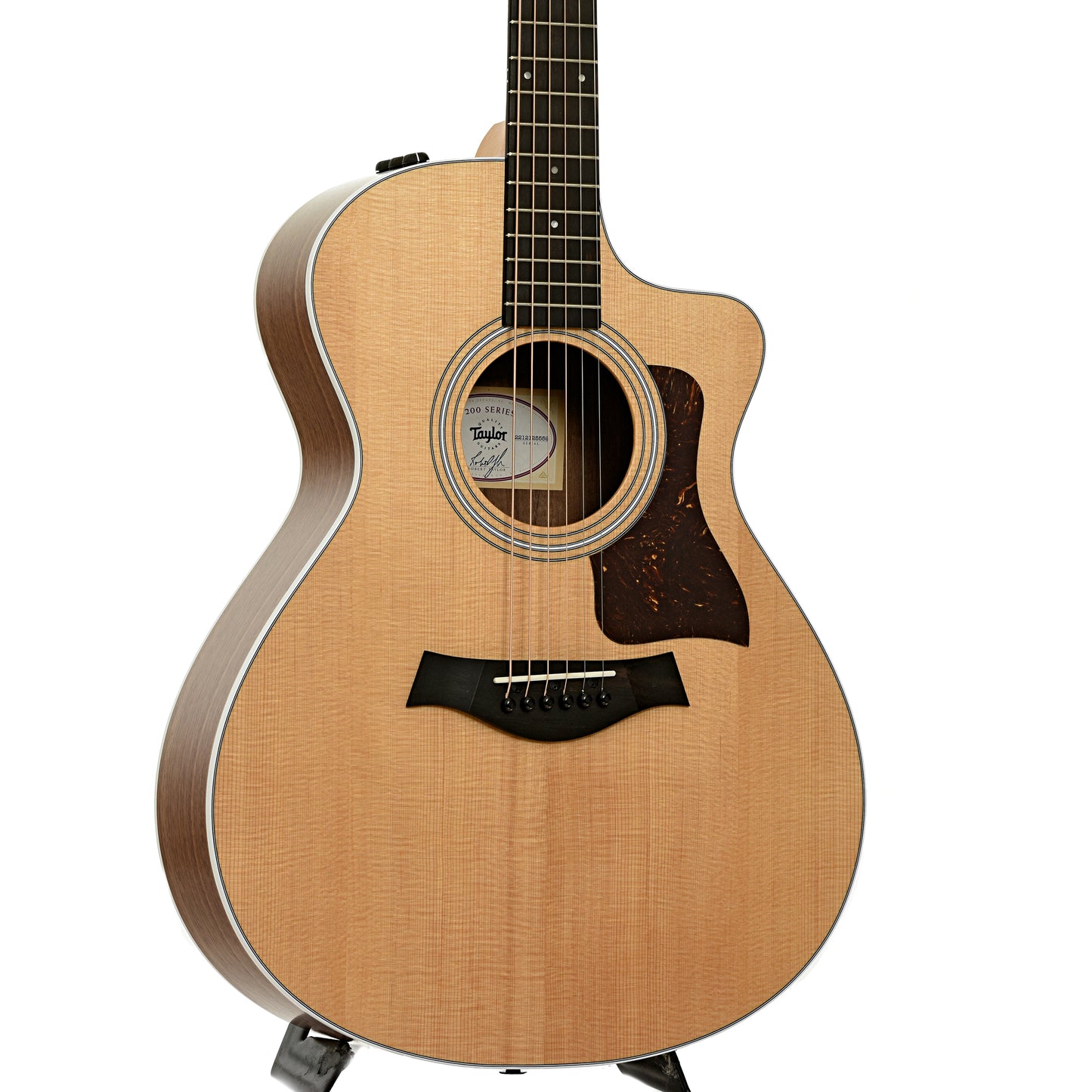 Front and side of Taylor 212ce Acoustic-Electric Guitar