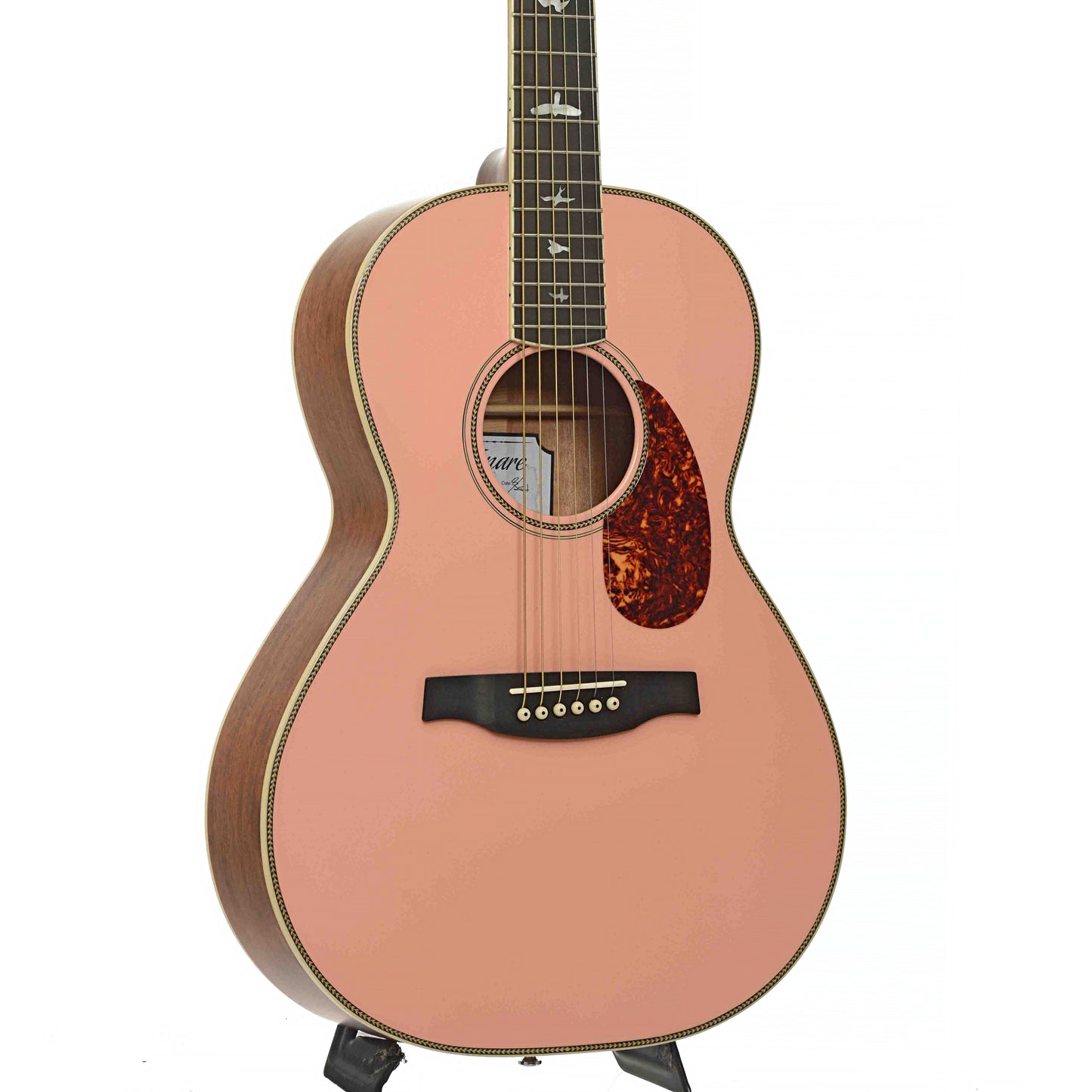 Front and side of PRS SE P20E Lotus Pink