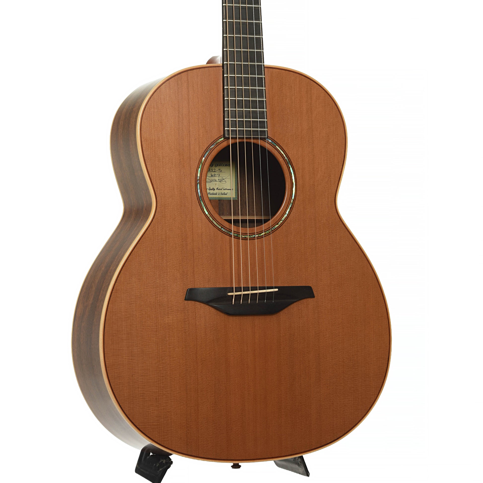 Front and side of McIroy A22-5 Small Jumbo Acoustic Guitar