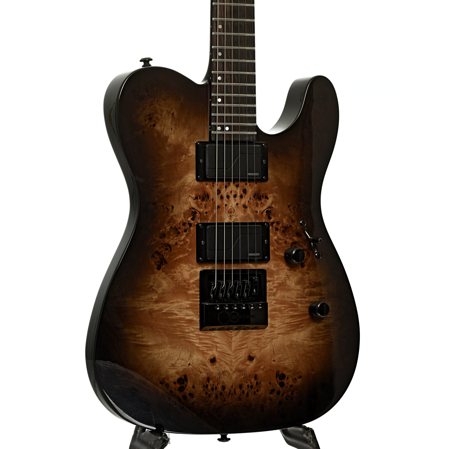 Front and side of ESP LTD TE-1000 Evertune Electric Guitar