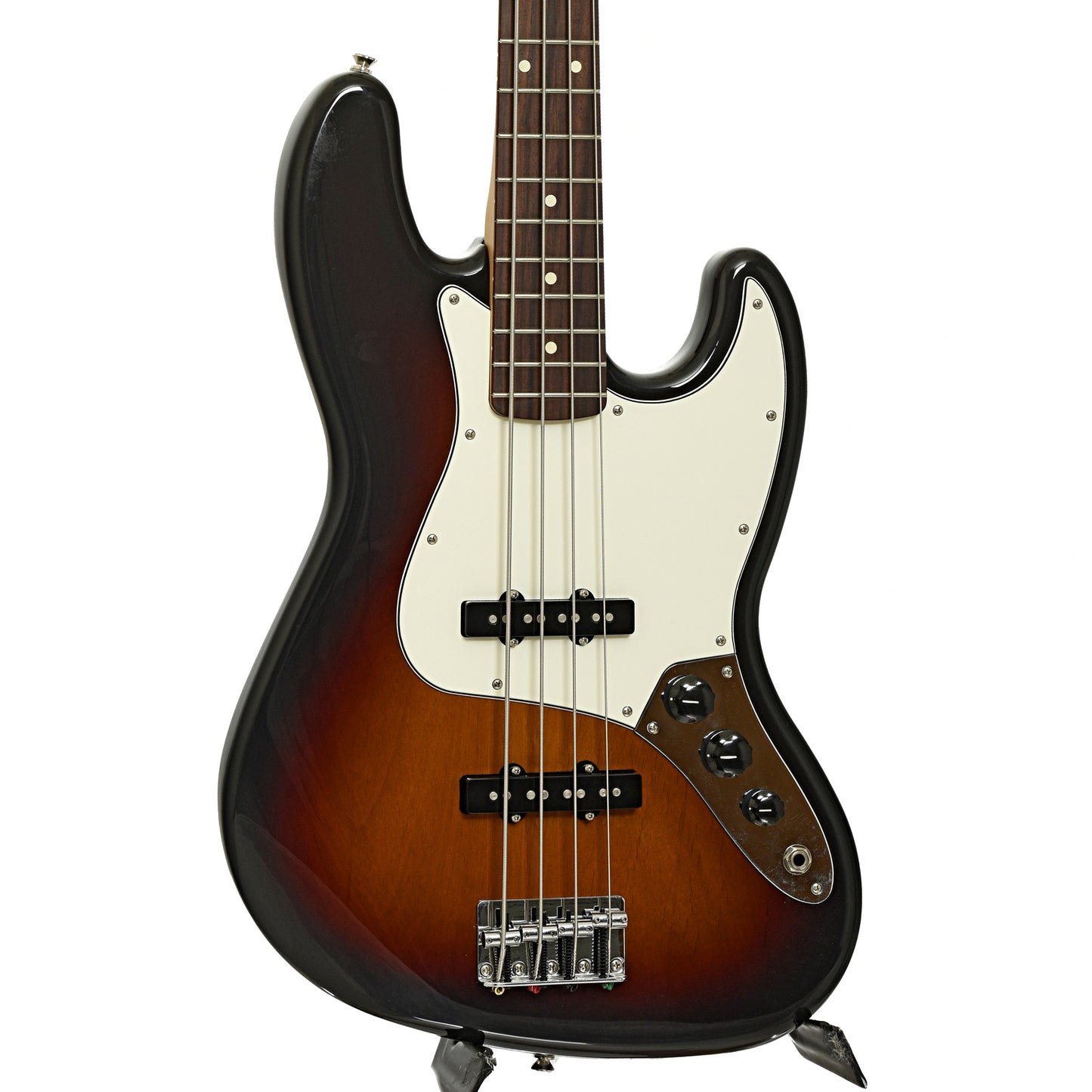 Front and side of Fender Standard Jazz Electric Bass 