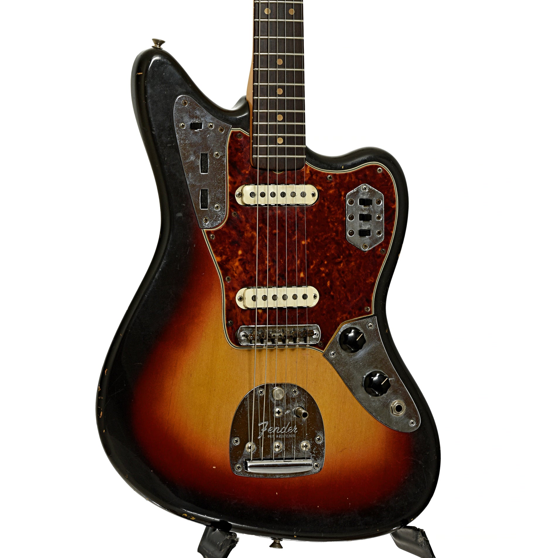 Front and side of Fender Jaguar Electric Guitar