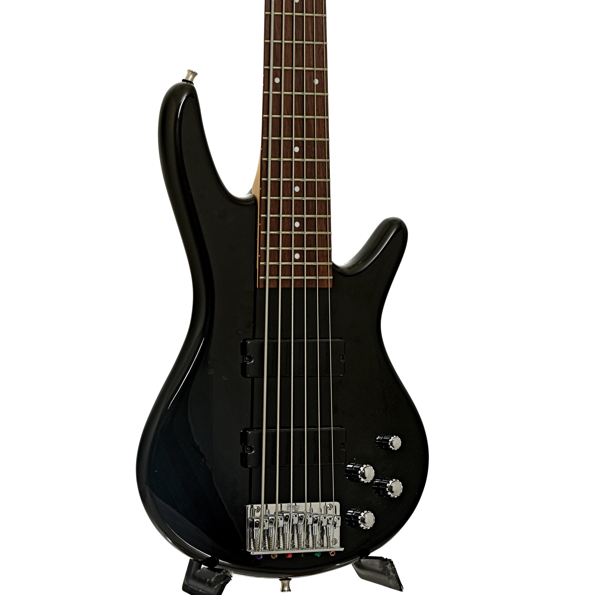 Full front and side of Ibanez GSR206 6-String Electric Bass  