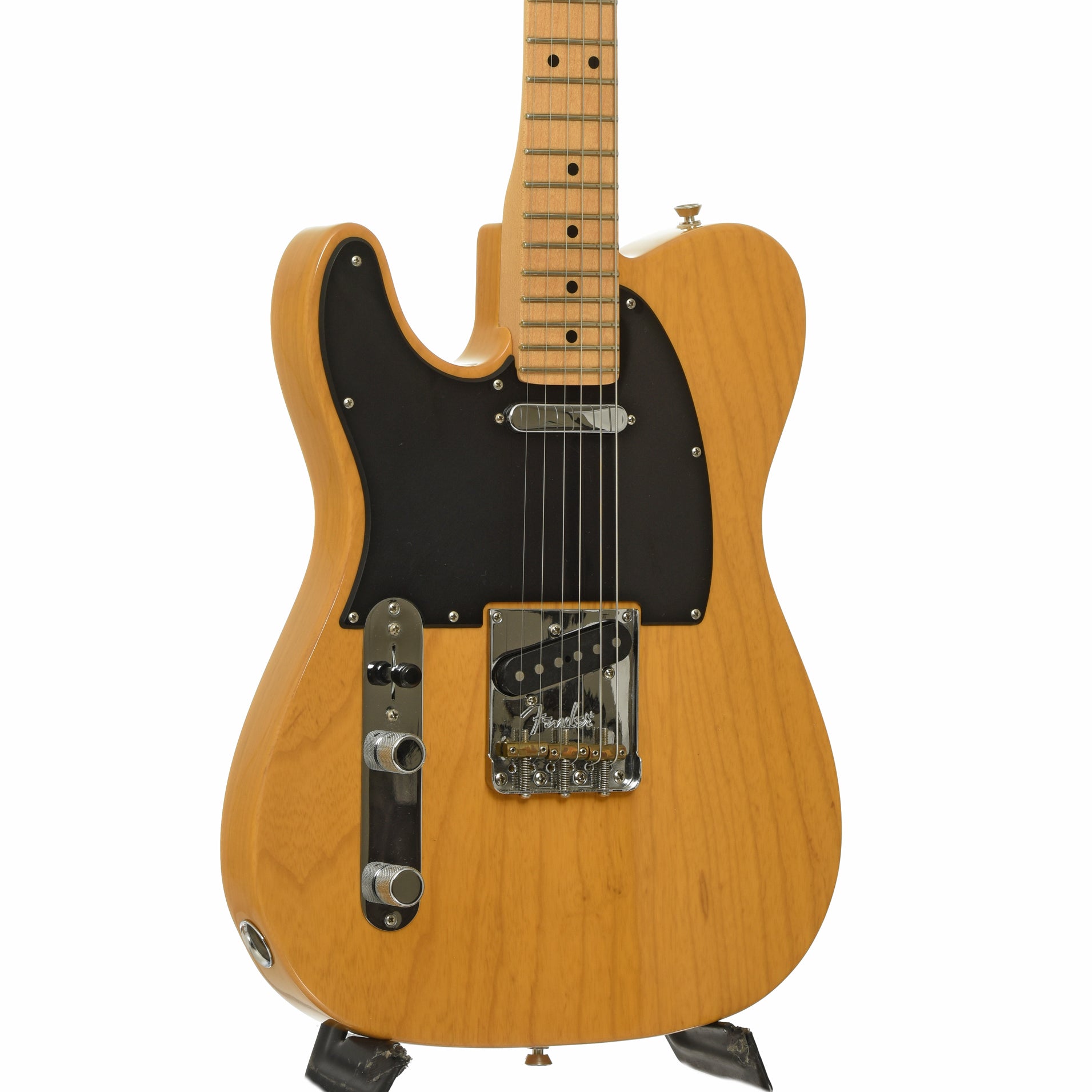 Front and side of Fender American Pro Telecaster LH Electric Guitar
