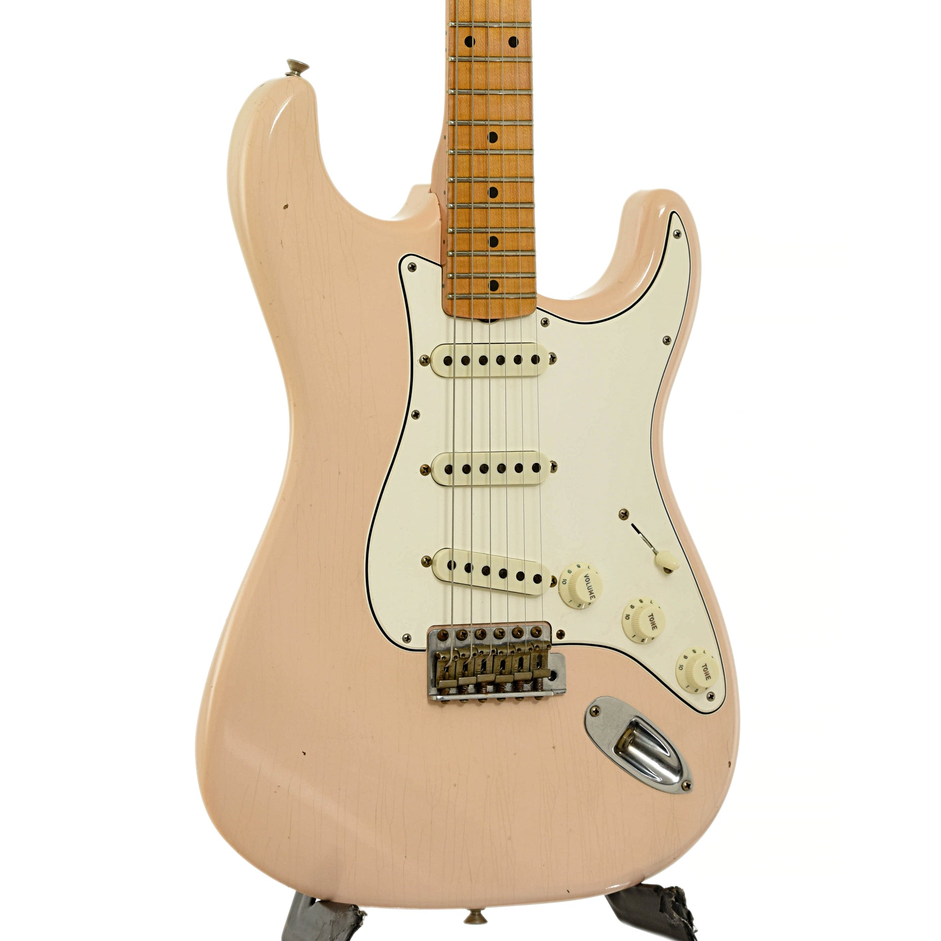 Front and side of Fender Custom Shop Tomatillo Journeyman Stratocaster Electric Guitar