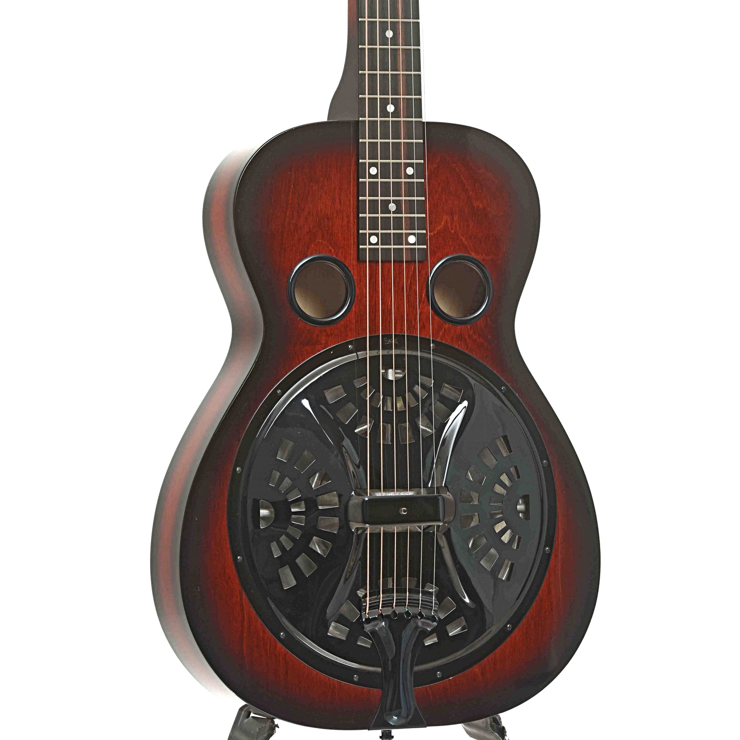 Front and side of Beard Vintage R Squareneck Resonator 