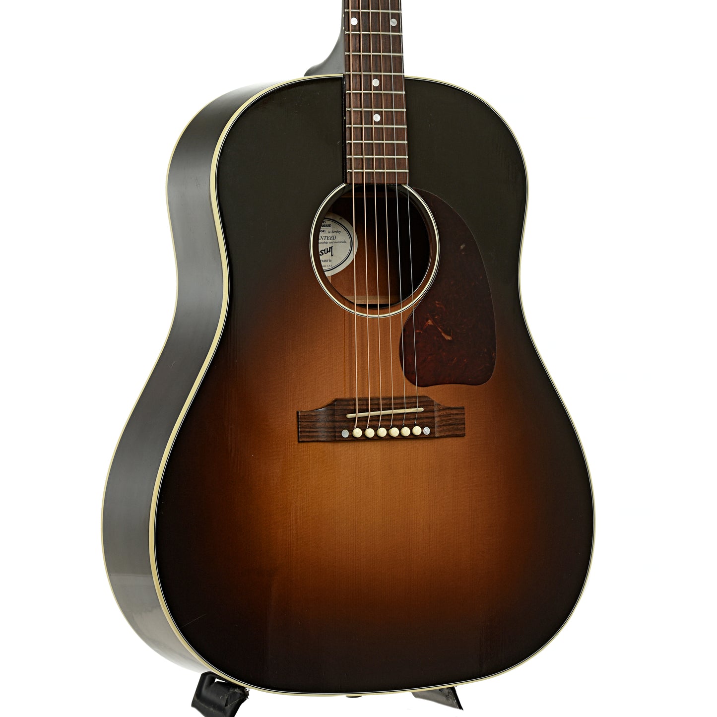 Front and side of Gibson J-45 Standard Acoustic Guitar 