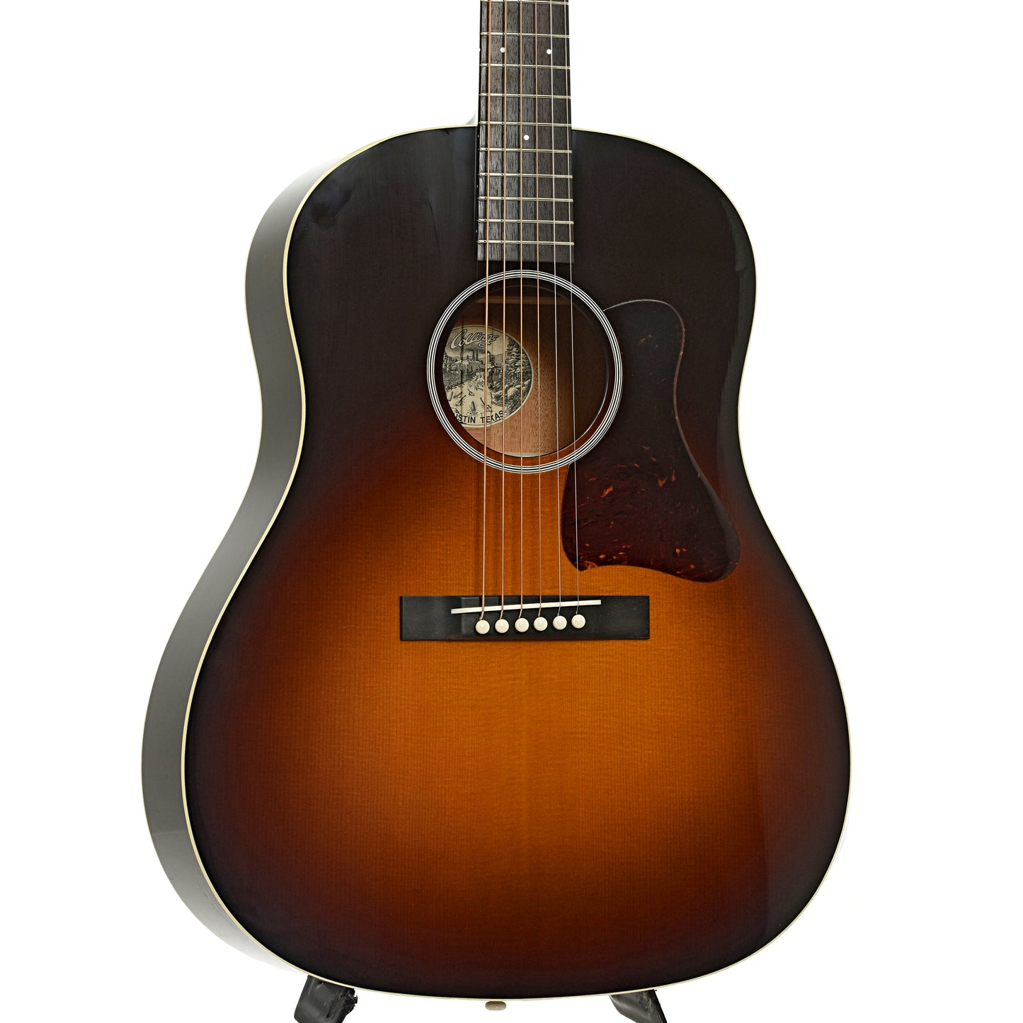 Front and side of Collings CJ-45 T Traditional Series Acoustic Guitar