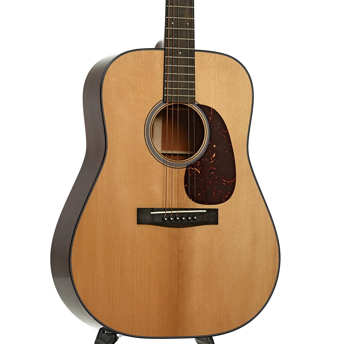 Front and side of Huss and Dalton TD-M Custom Acoustic Guitar