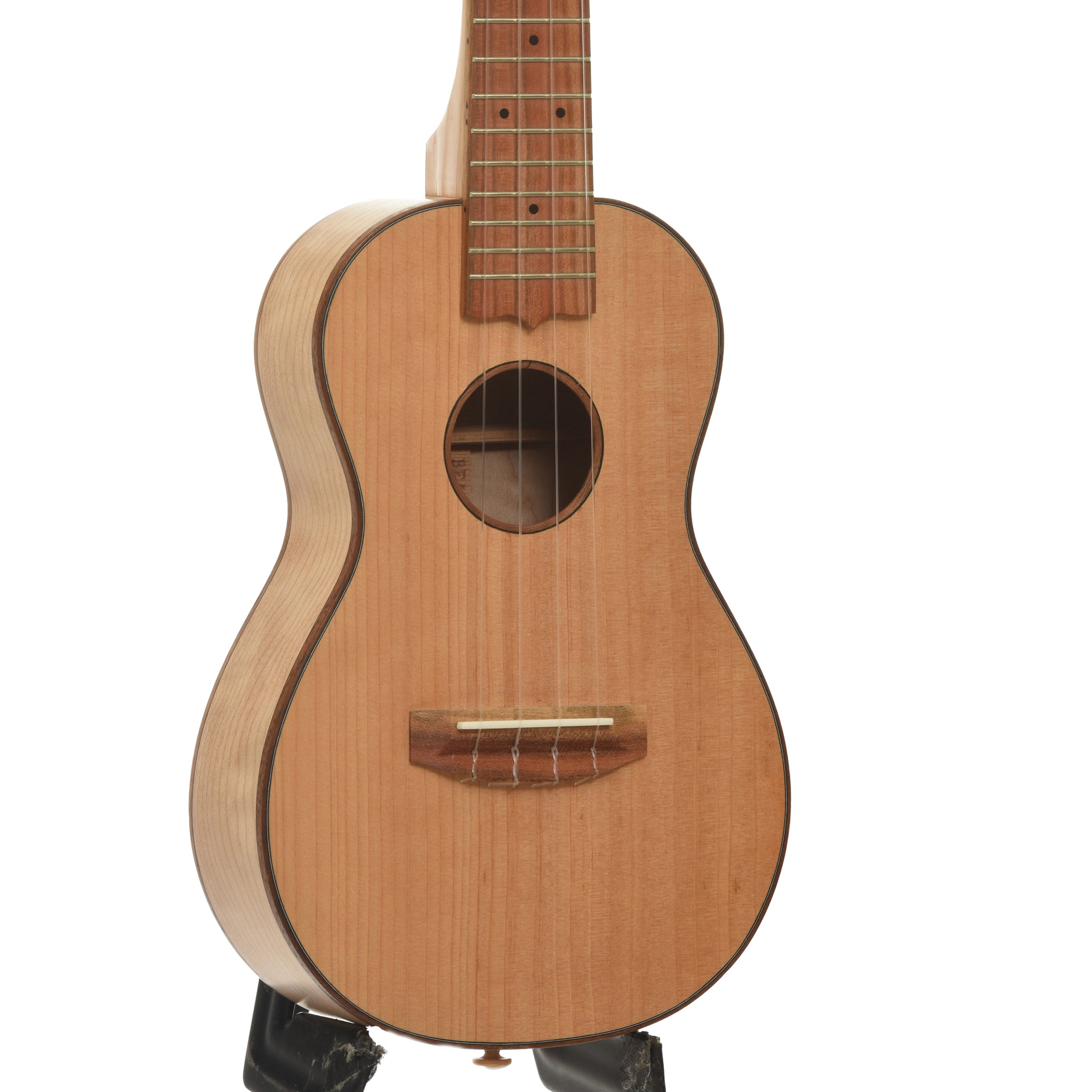Front and side of Bean Sprout Alto Ukulele