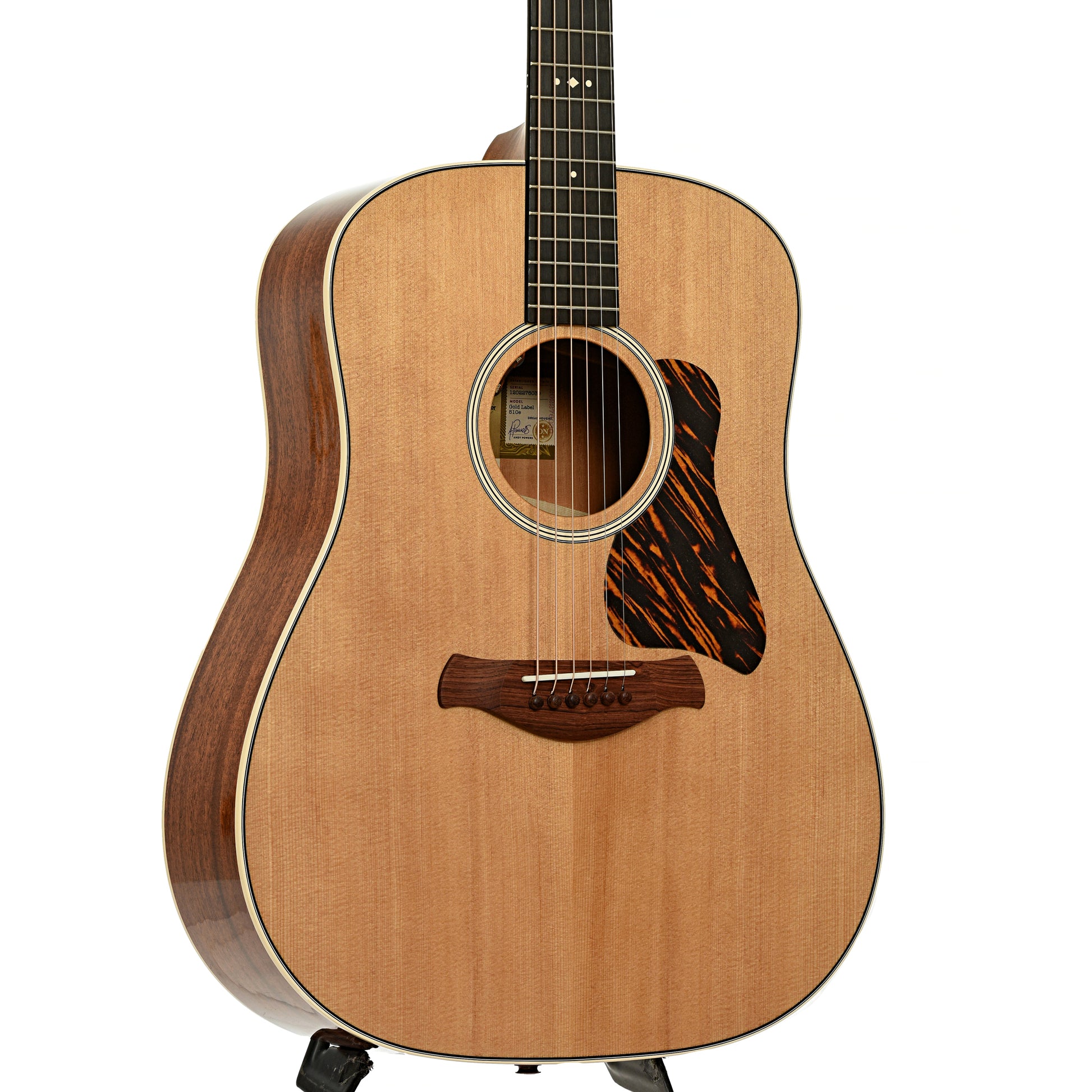 Front and side of Taylor Gold Label 510e Acoustic-Electric Guitar