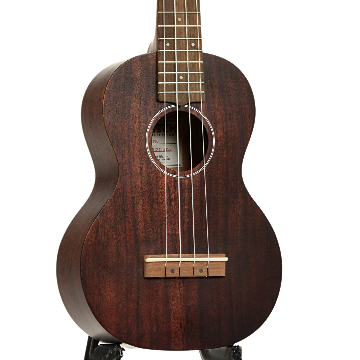 Front and side of Gretsch G9110 Concert Standard Ukulele