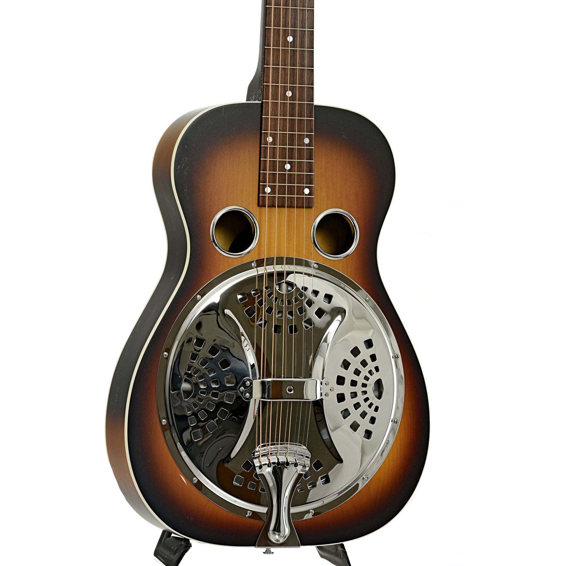 Front and side of Smith & Young Model 11 Squareneck Resonator Guitar