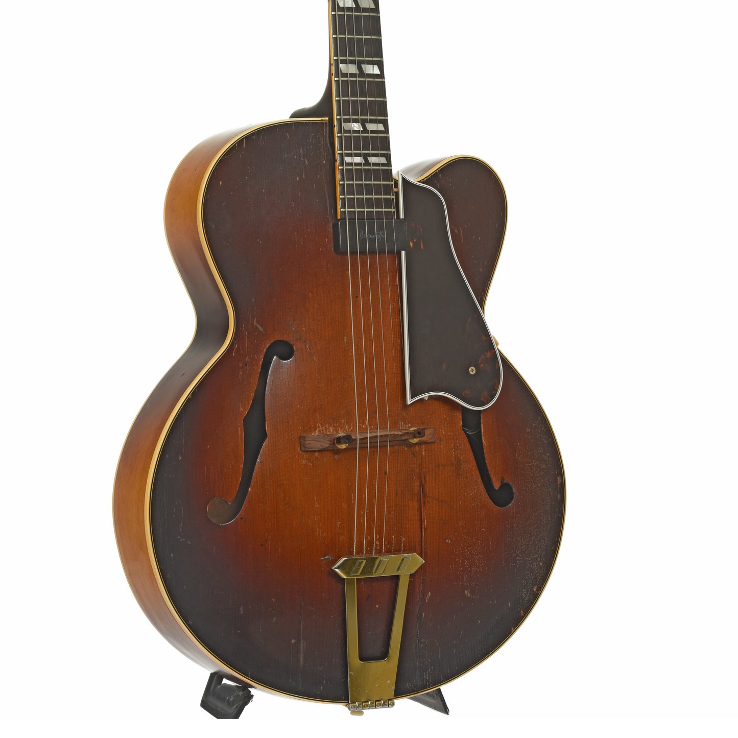 Front and side of Gibson L-12P Archtop Guitar (1948)