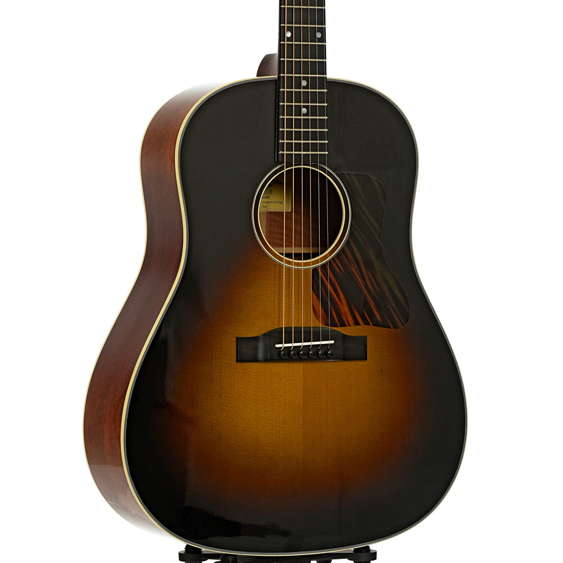 Front and side of Eastman E6 SS-TC-SB Acoustic Guitar