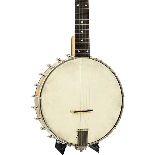 Front and side of Wildwood Minstrel Open Back Banjo