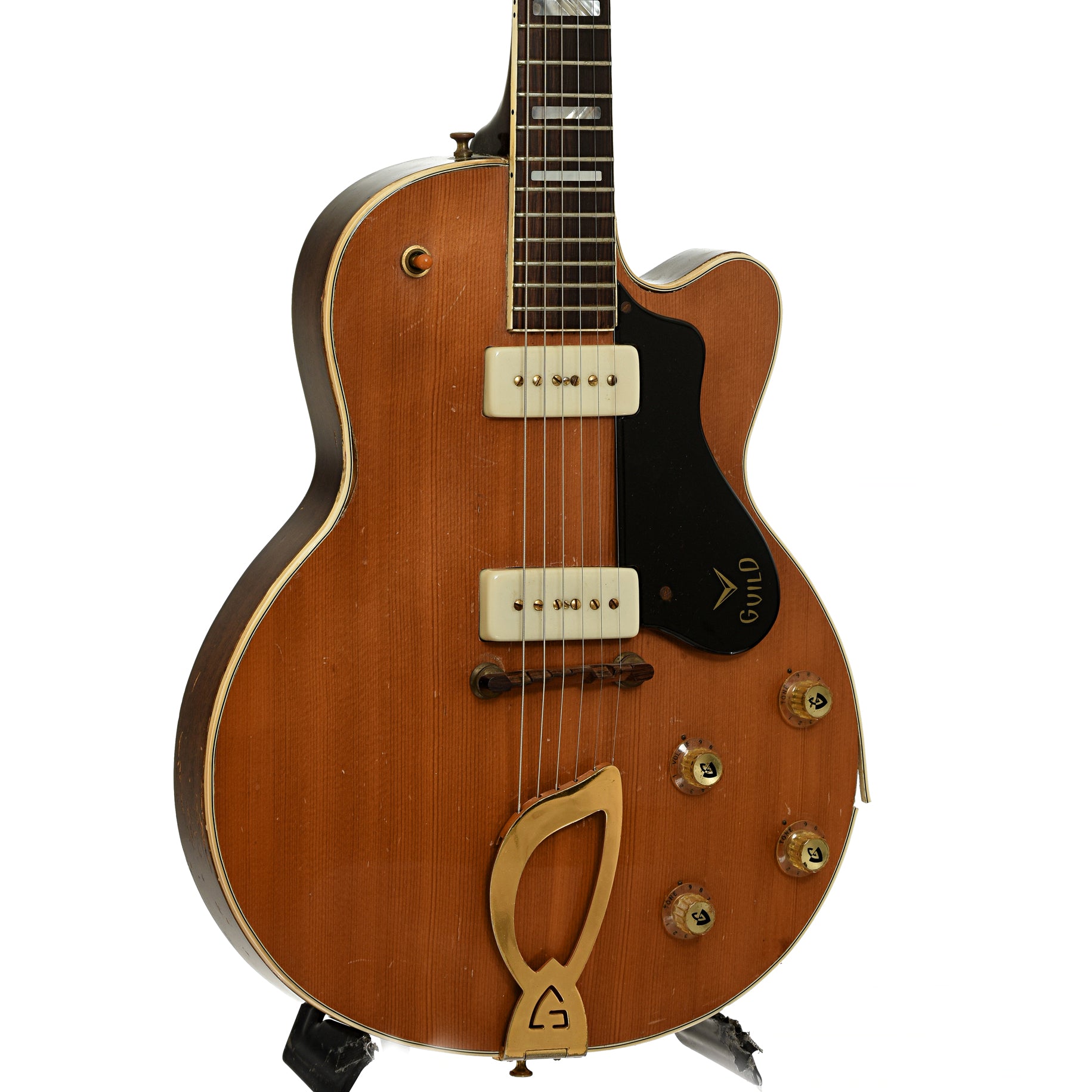 Front and side of Guild M-75 Aristocrat Electric Guitar