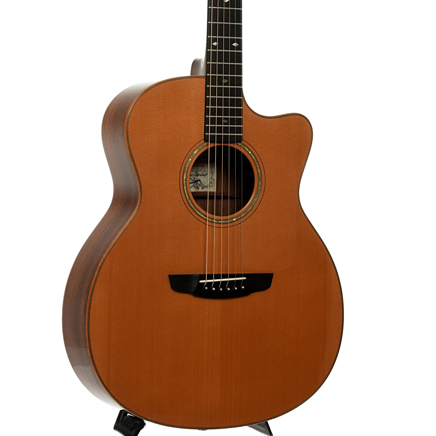 Front and side of Goodall RCJC Acoustic Guitar