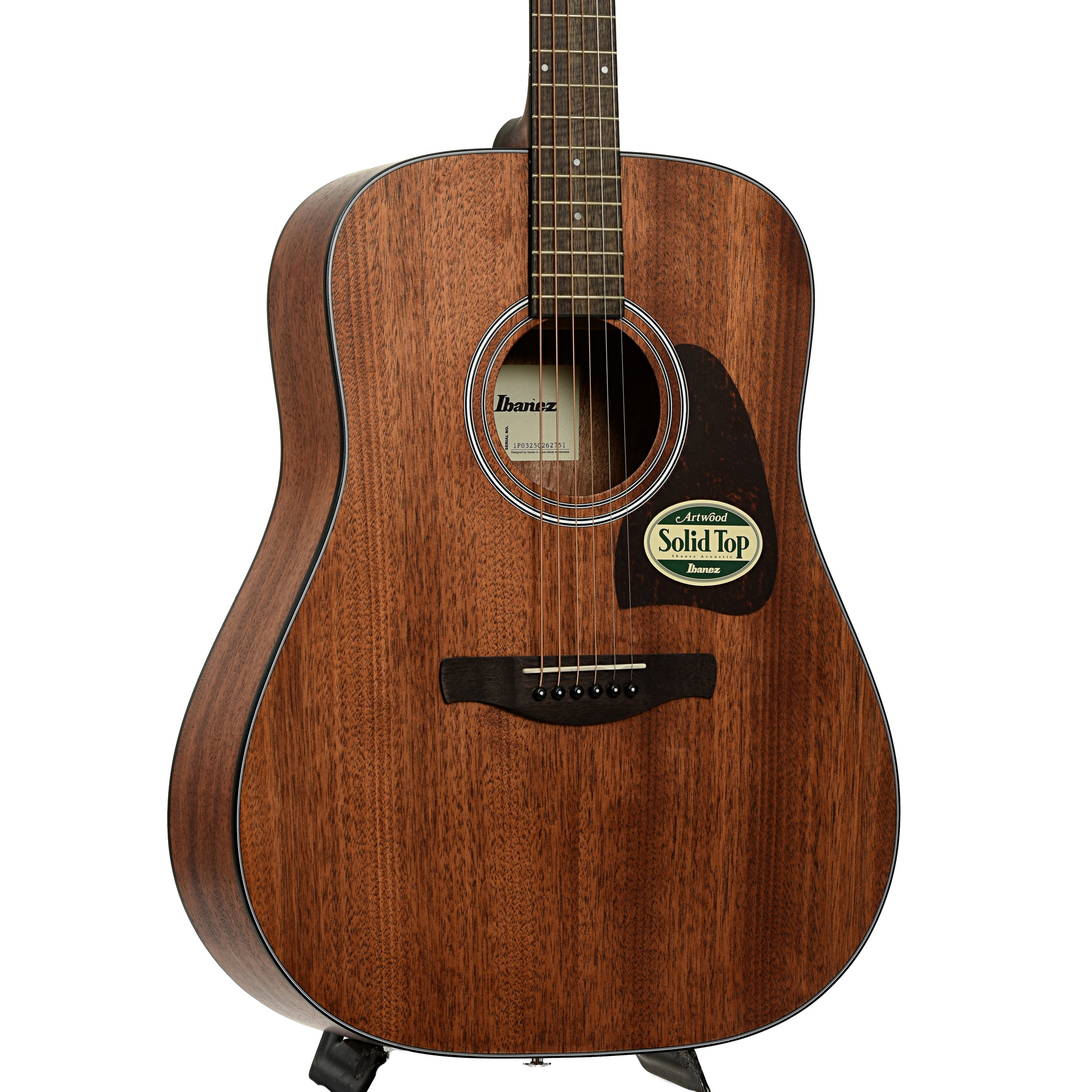 Ibanez AW54 Artwood Dreadnought Acoustic Guitar, Open Pore Natural