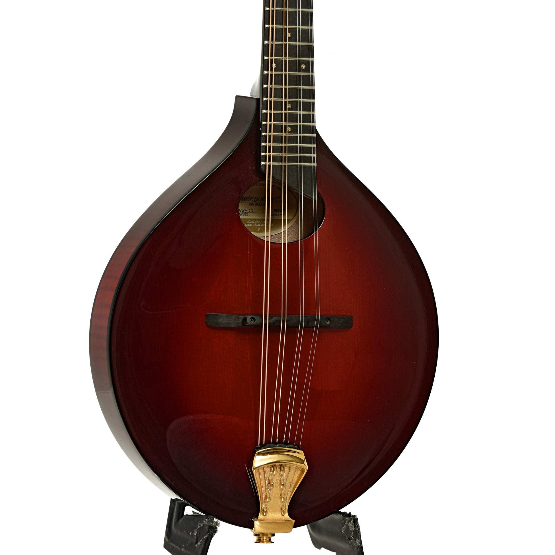 Front and side of Breedlove Legacy OO A-Style Mandolin