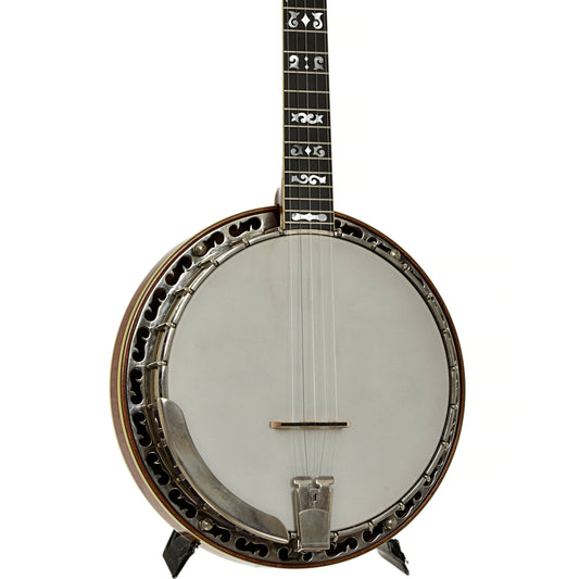 Front and side of Ome Juggernaut Resonator Banjo