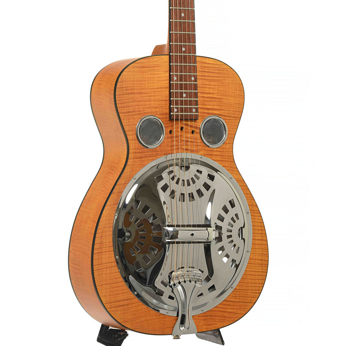 Front and side of Epiphone Dobro Hound Dog