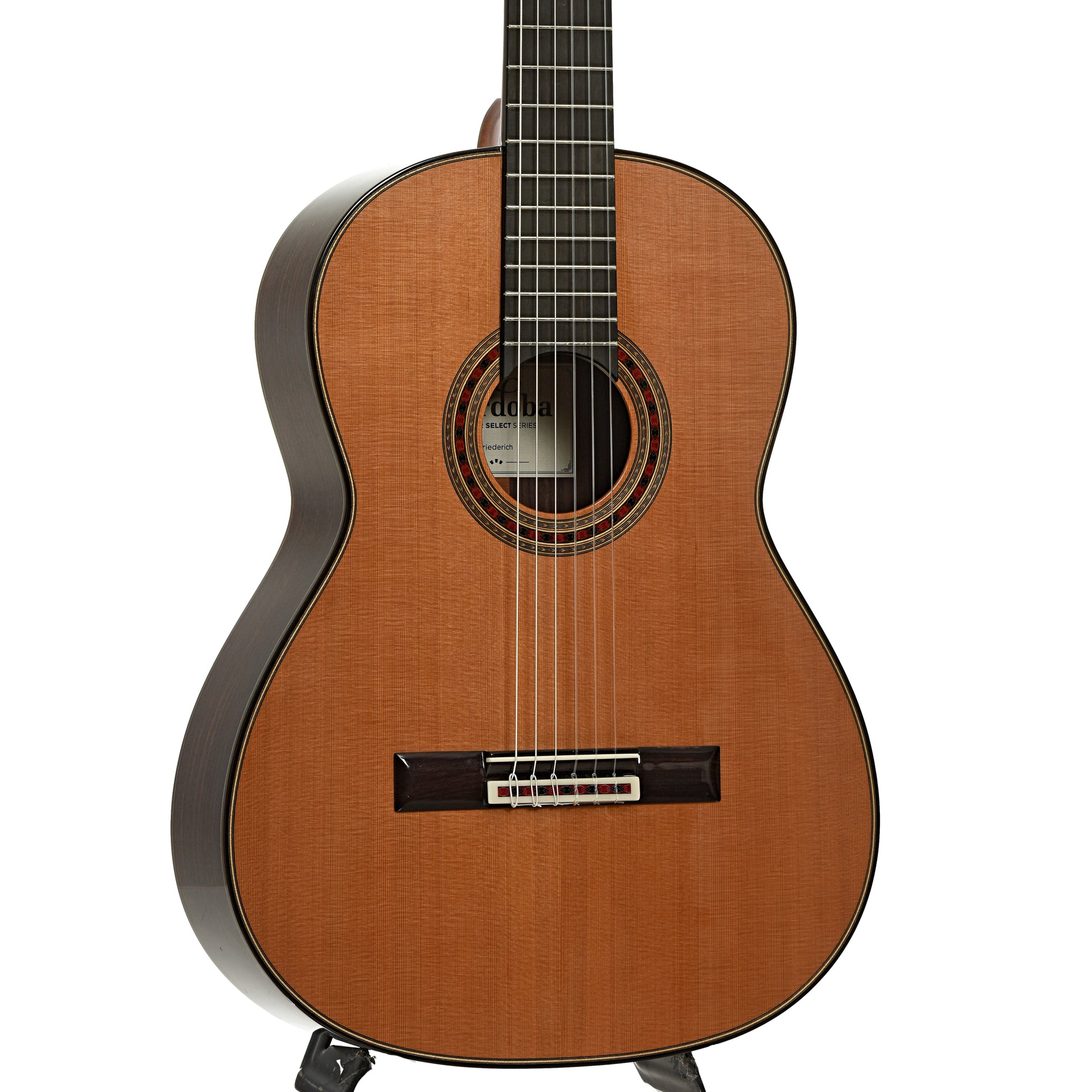 Front and side of Cordoba Friederich Classical Guitar