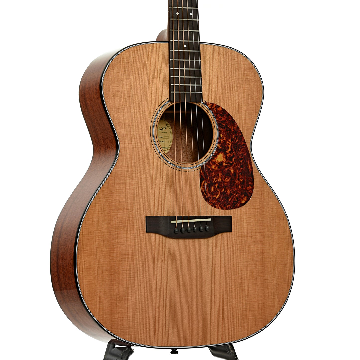 Front and side of Bristol by Blueridge Deluxe Series BL-143 000 Acoustic Guitar
