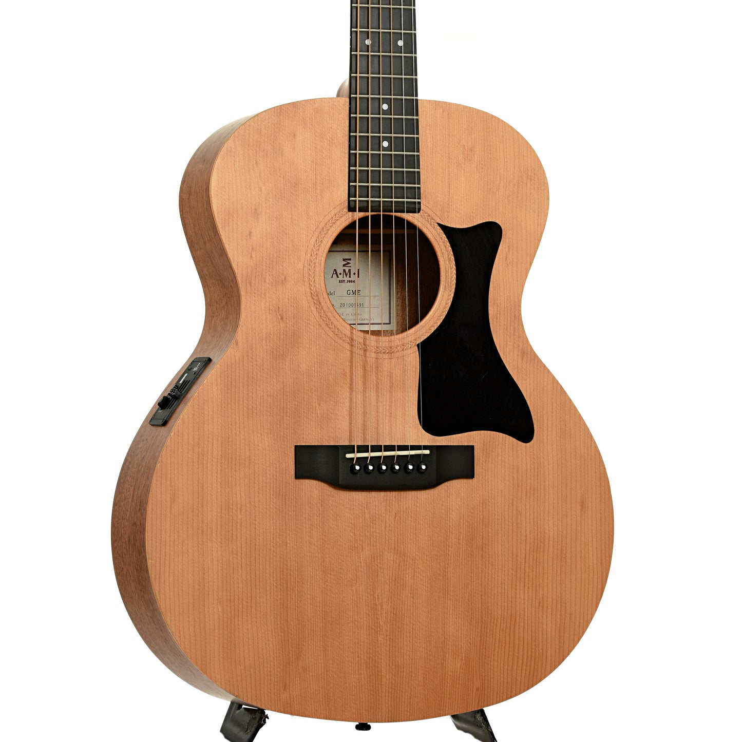 Front and side of AMI Model GME 000-Size Acoustic Guitar