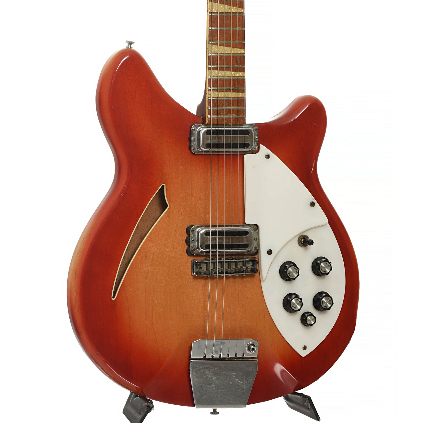 Front and side of Rickenbaker 365 Hollowbody Electric Guitar 